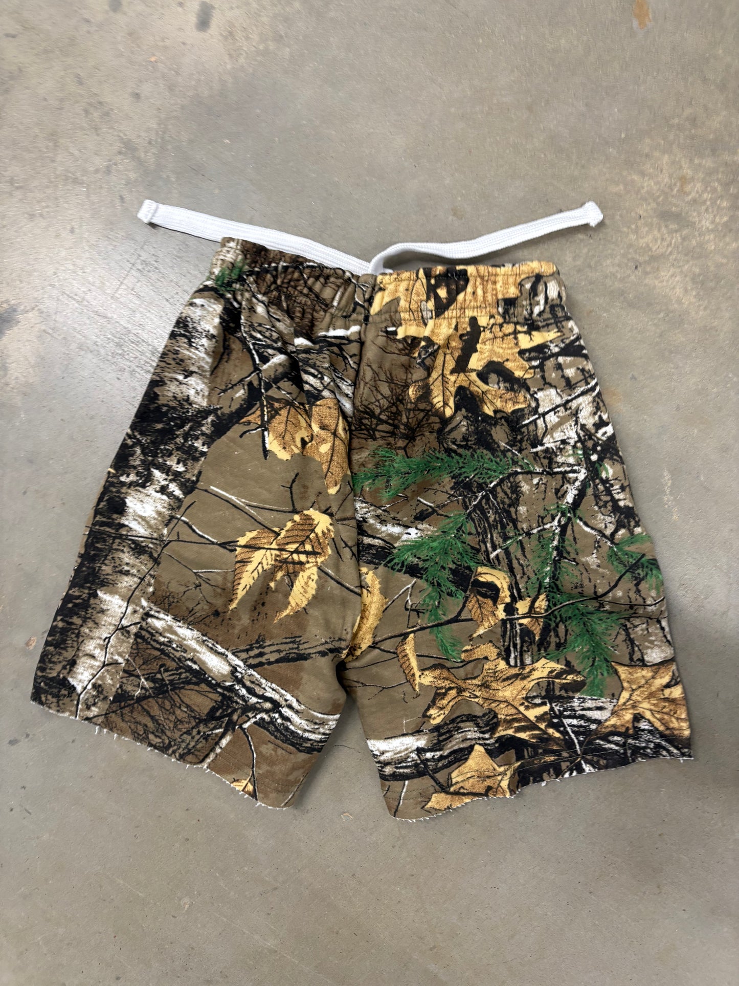 087 Timber Camo Track Shorts