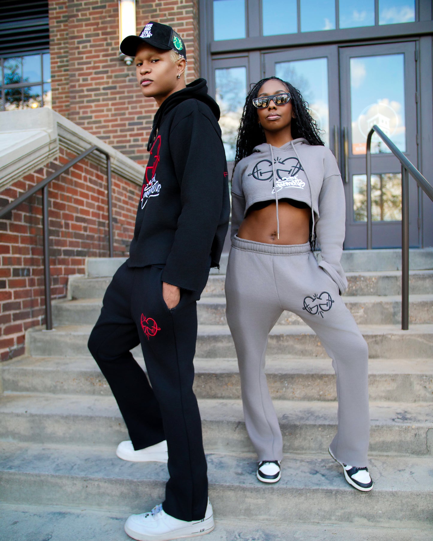 GG Frayed Hoodie
