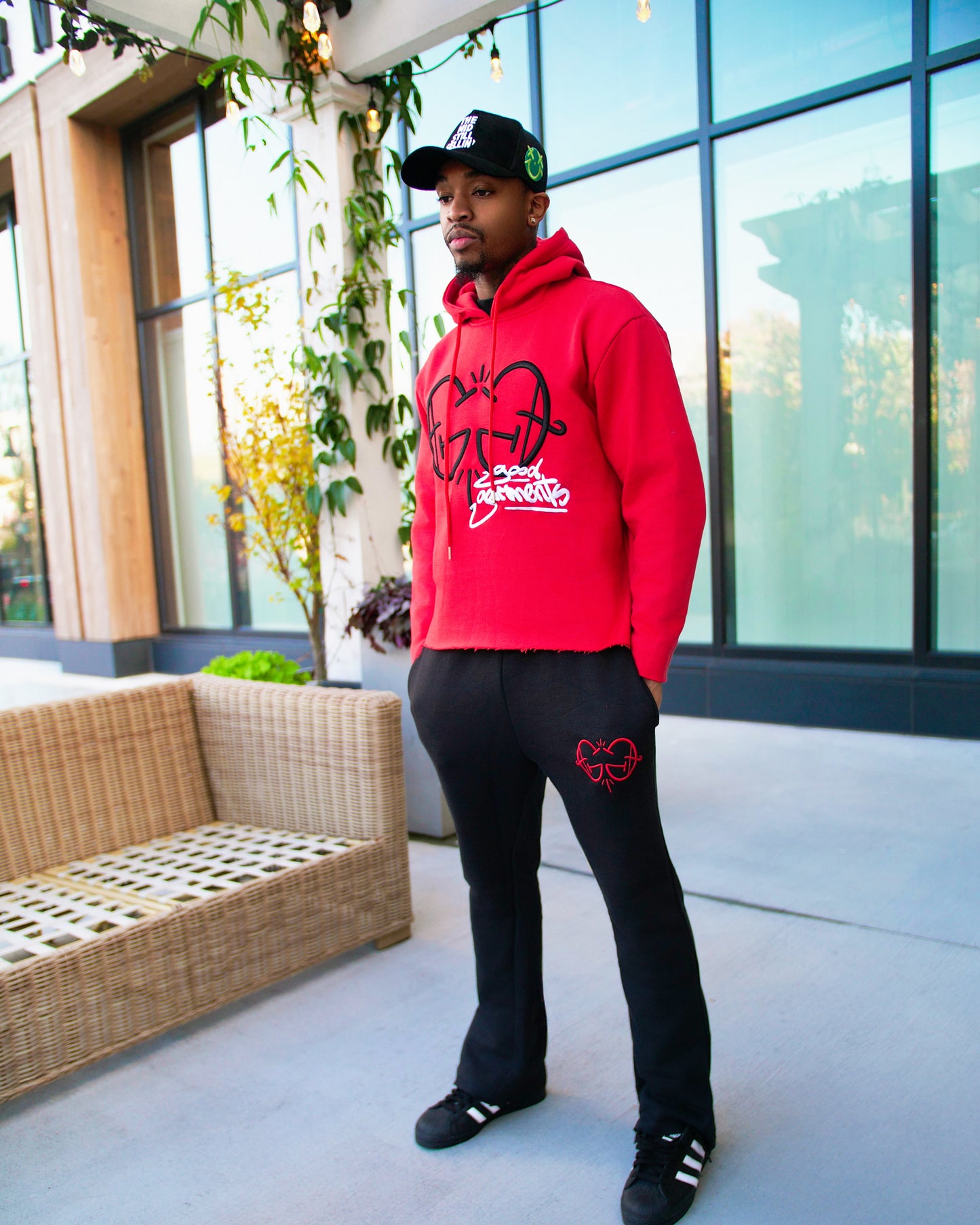 GG Frayed Hoodie