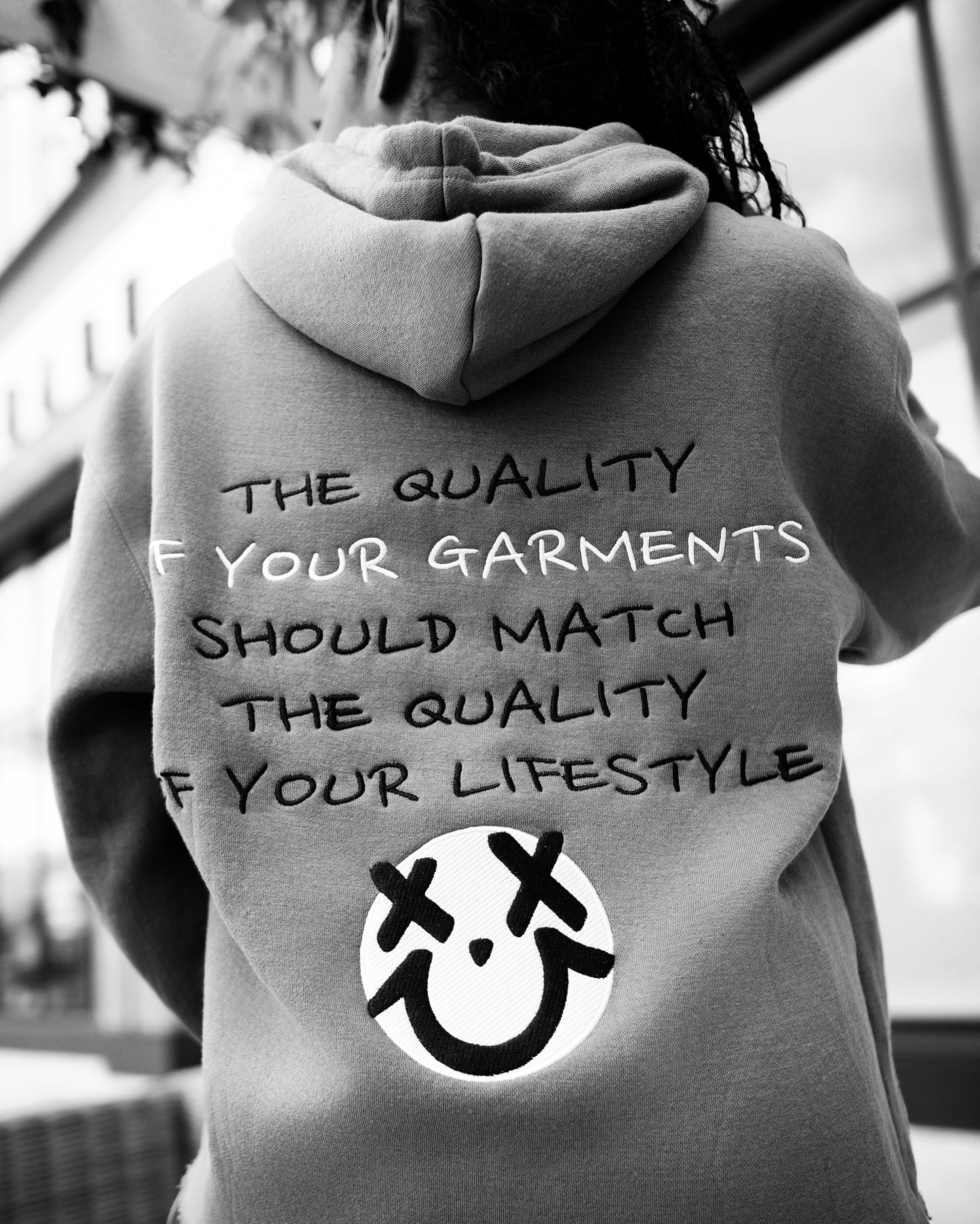 GG Frayed Hoodie