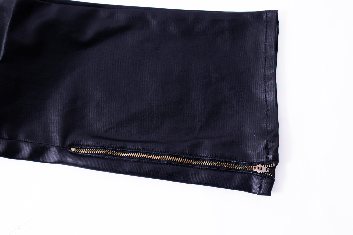 Stacked Waxed Denim