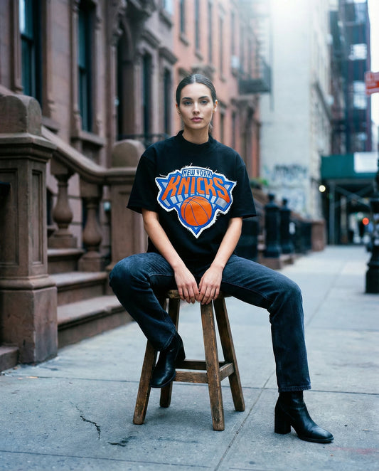 079 Concrete Jungle Tee- Knicks