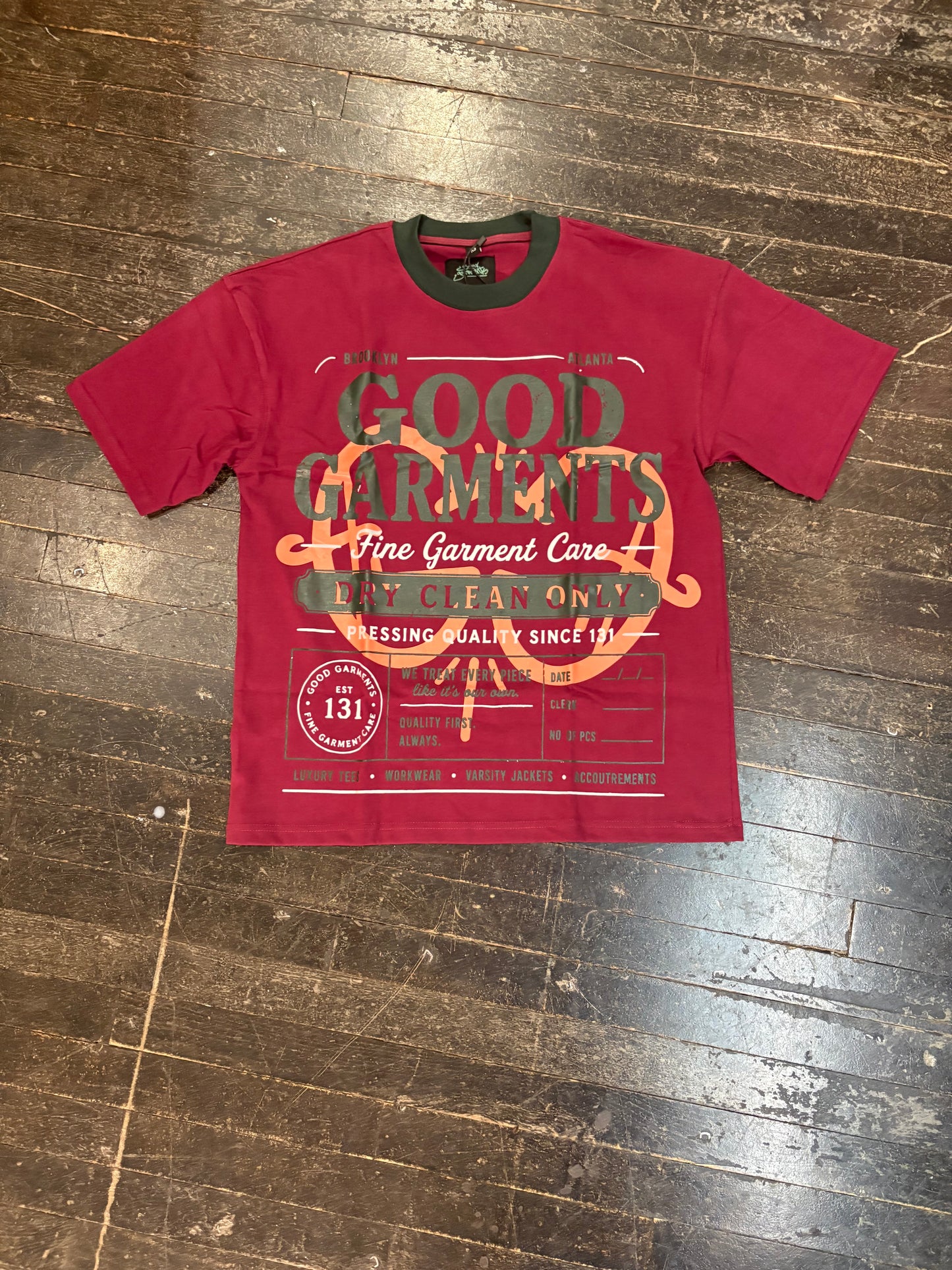 137 Good Garments Fine Garment Care Tee
