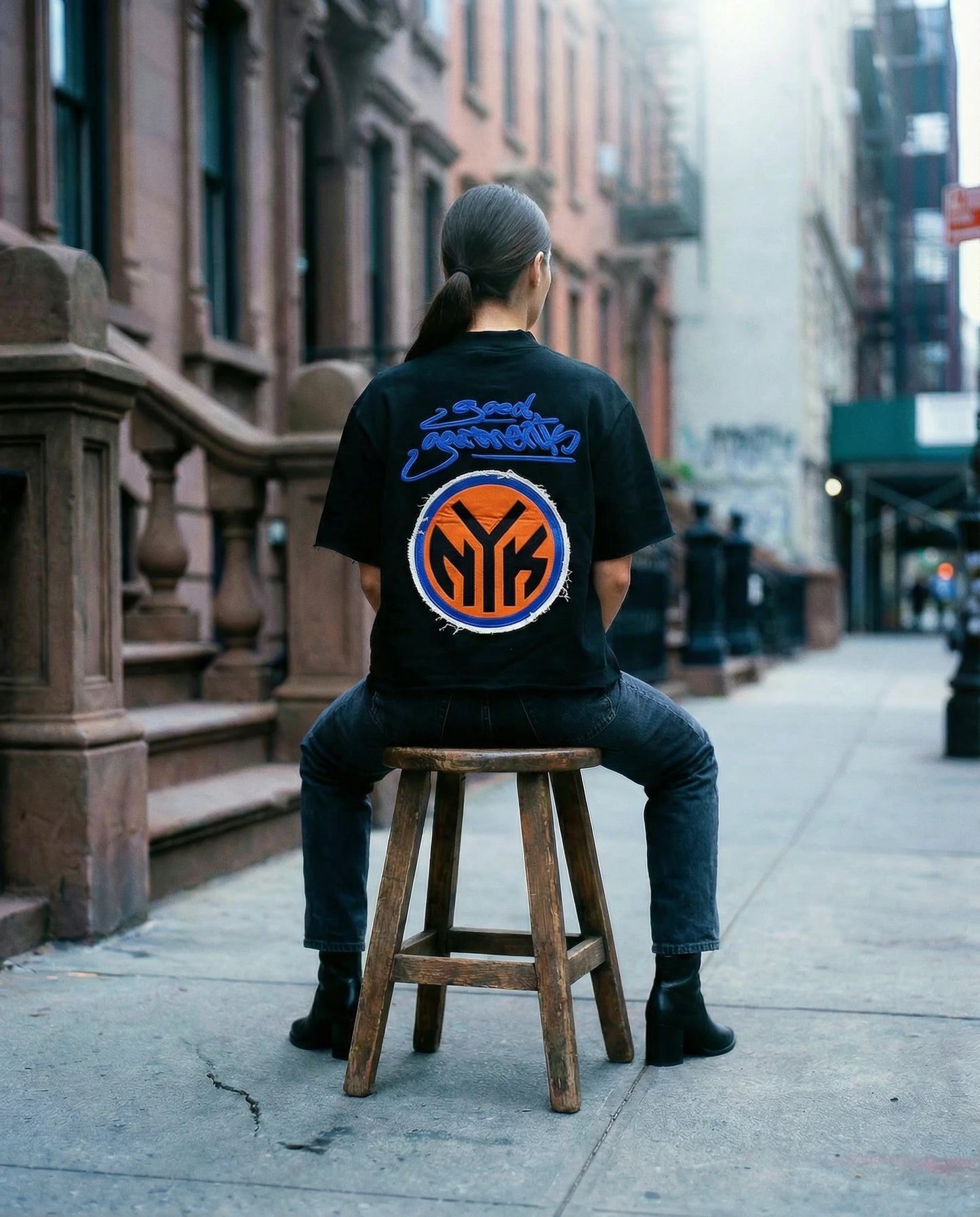 079 Concrete Jungle Tee- Knicks